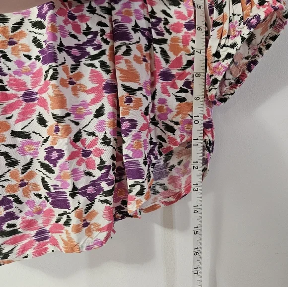 NWT! Beachlunchlounge Floral Blouse! - Picture 6 of 6